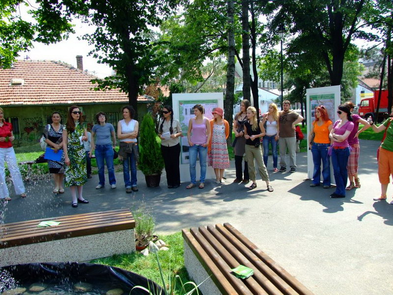 Izložba studentskih radova u Čuburskom parku