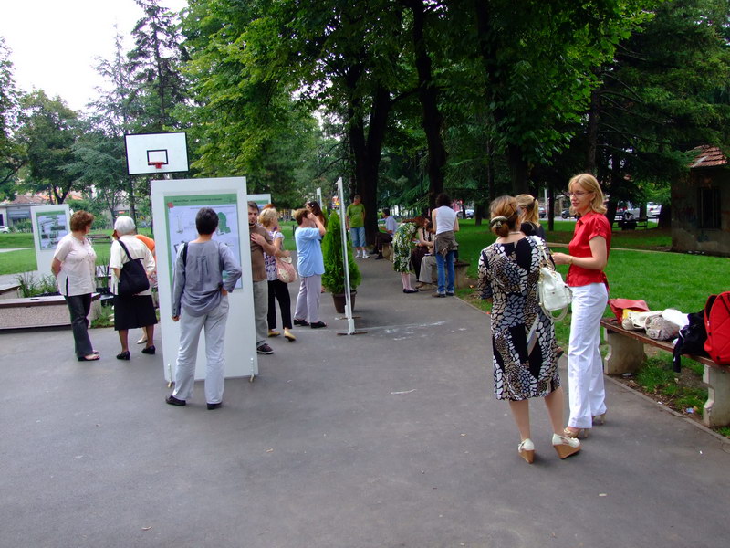 Izložba studentskih radova u Čuburskom parku